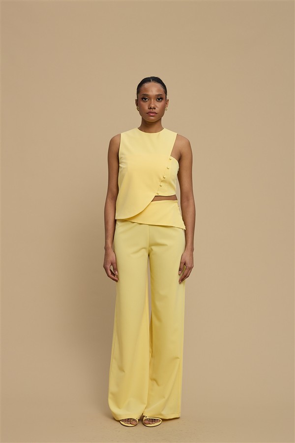 LA CHAINE WAVE PANTS YELLOW
